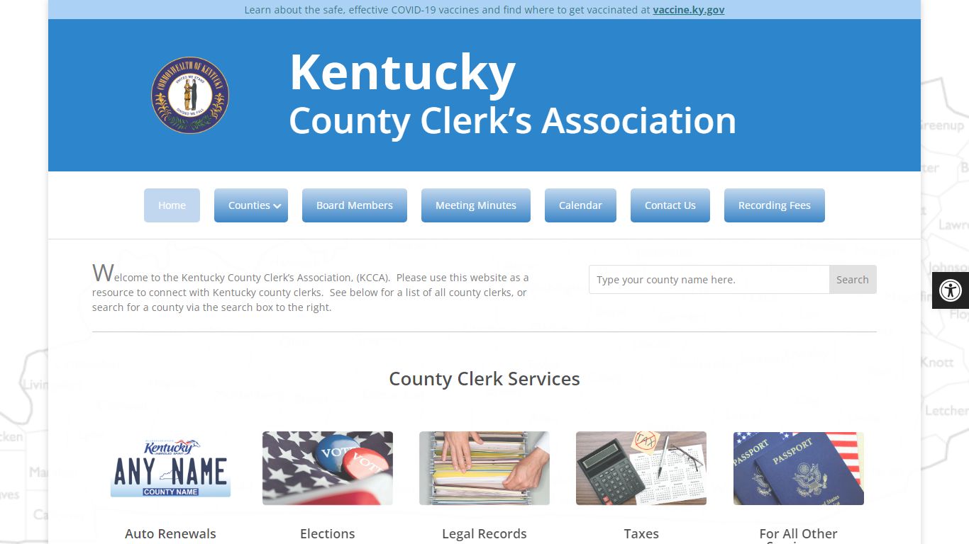 Home - Kentucky County Clerks Directory