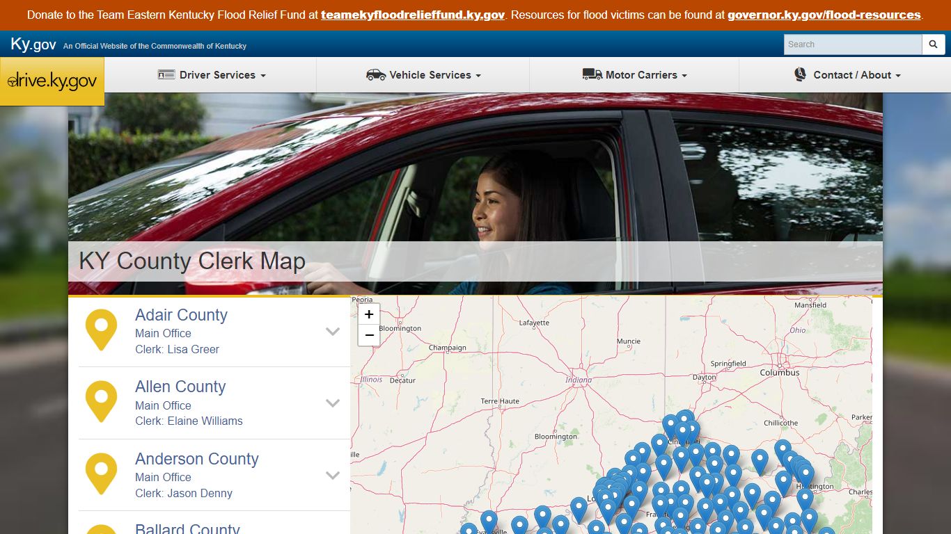 drive.ky.gov | County Clerks - Kentucky