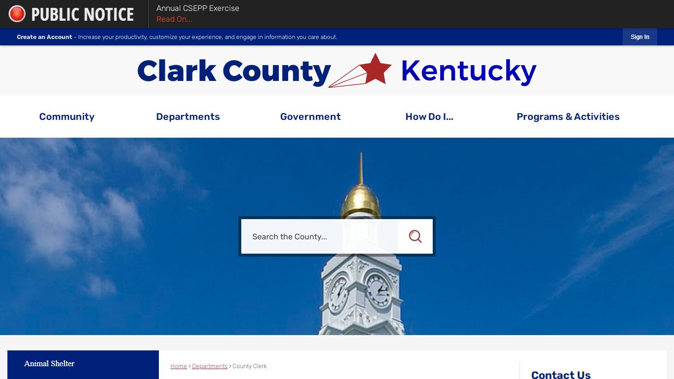 County Clerk | Clark County, KY